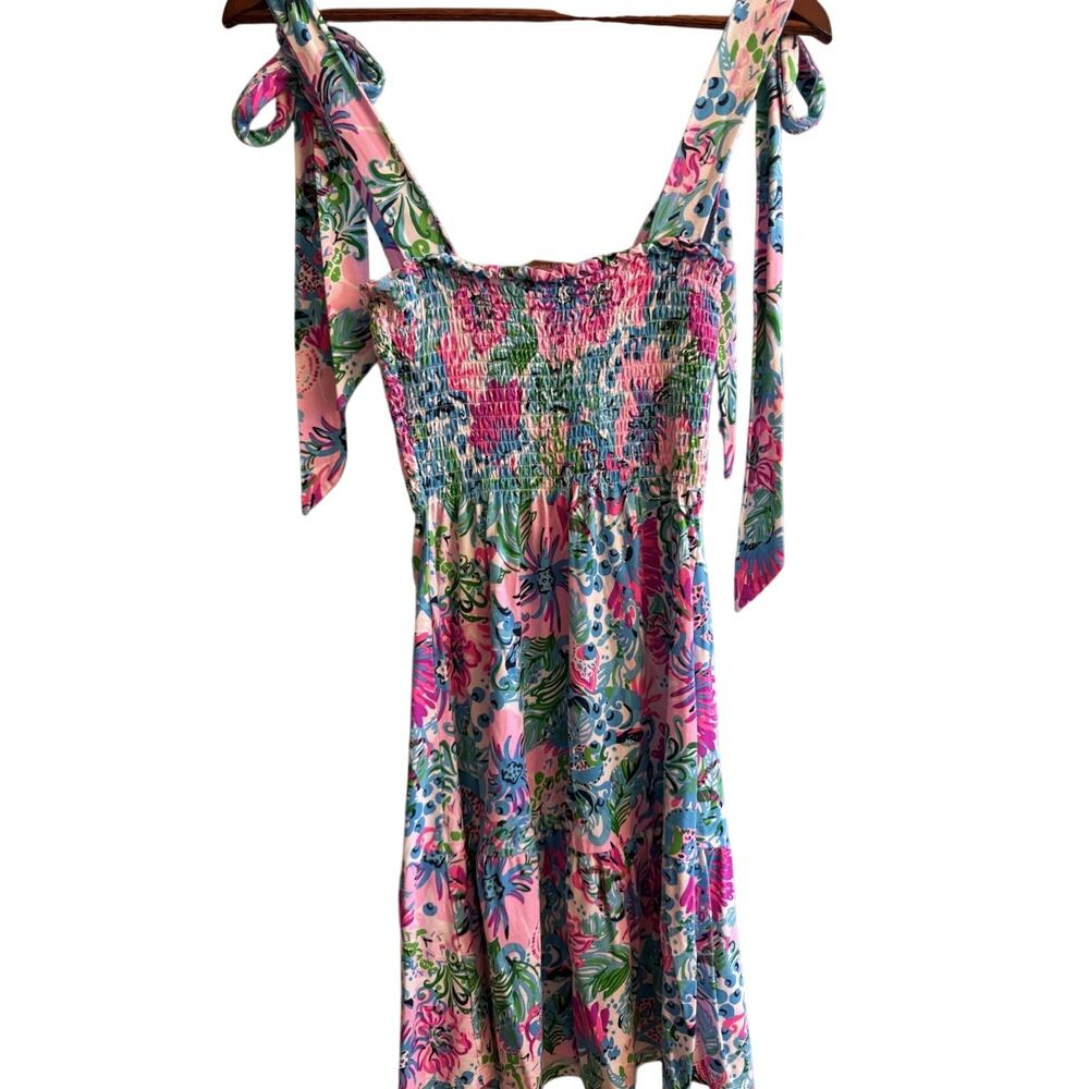 Lilly Pulitzer XS Me and My Zesty Smocked Sundress